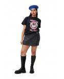 MINI JUPE MULTI WOOL PHANTOM