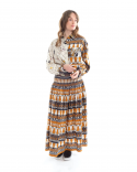 MADA SKIRT - CHESTNUT TULIP