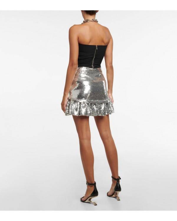 MINI JUPE SILVER