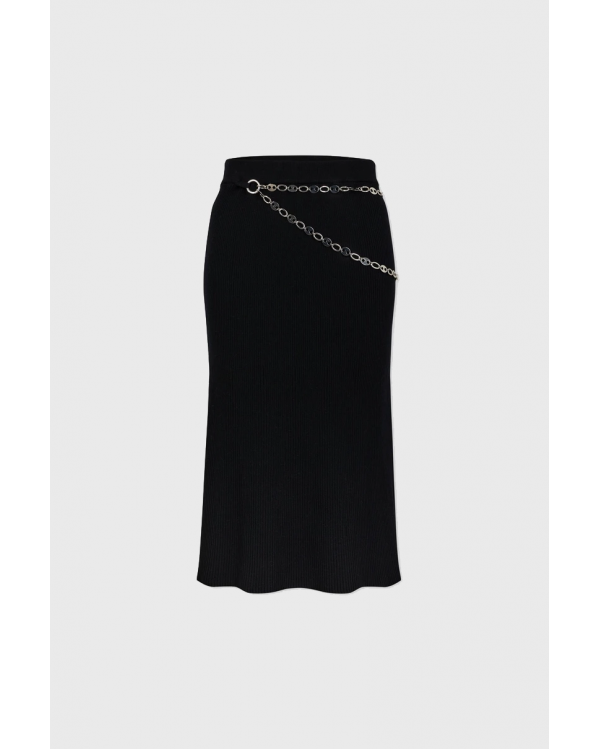JUPE LONGUE MAILLE CHAINE BIJOUX