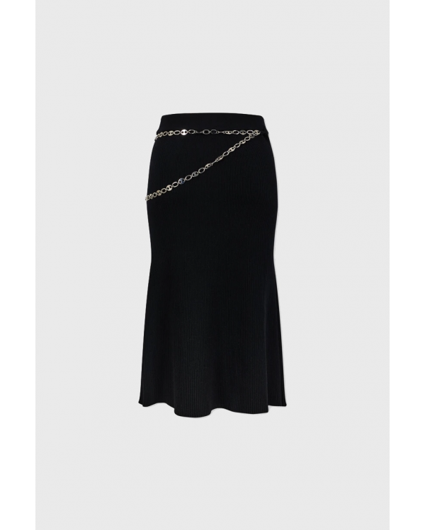 JUPE LONGUE MAILLE CHAINE BIJOUX