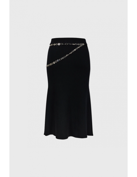JUPE LONGUE MAILLE CHAINE BIJOUX
