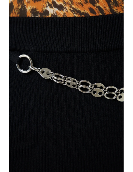 JUPE LONGUE MAILLE CHAINE BIJOUX