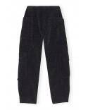 CHENILLE PANTS BLACK
