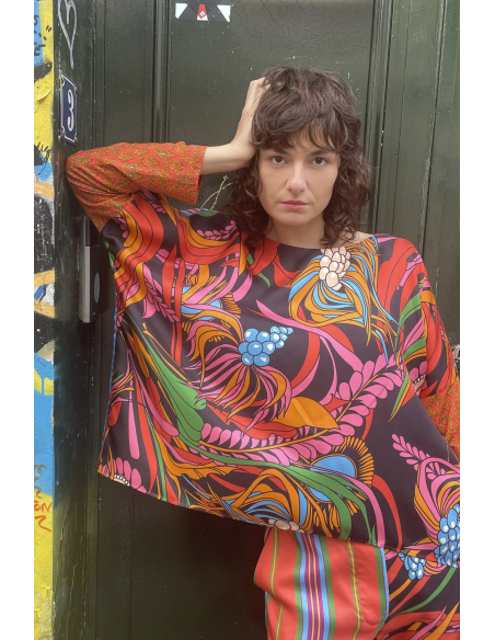 TOP JANINE MIX CORAIL FUN