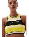 TOP CROCHET RACERBACK GOLDEN KIWI