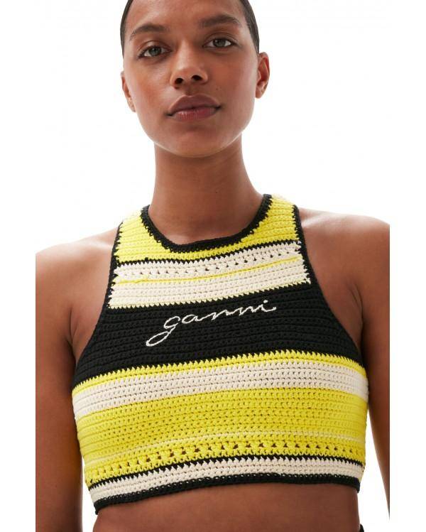TOP CROCHET RACERBACK GOLDEN KIWI 2