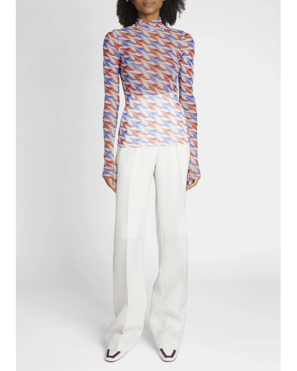 Top MESH AVIATION HOUNDSTOOTH 2