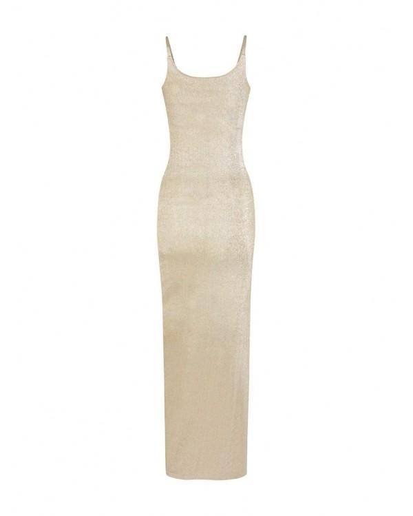 SILVER/GOLD STRAPS DRESS