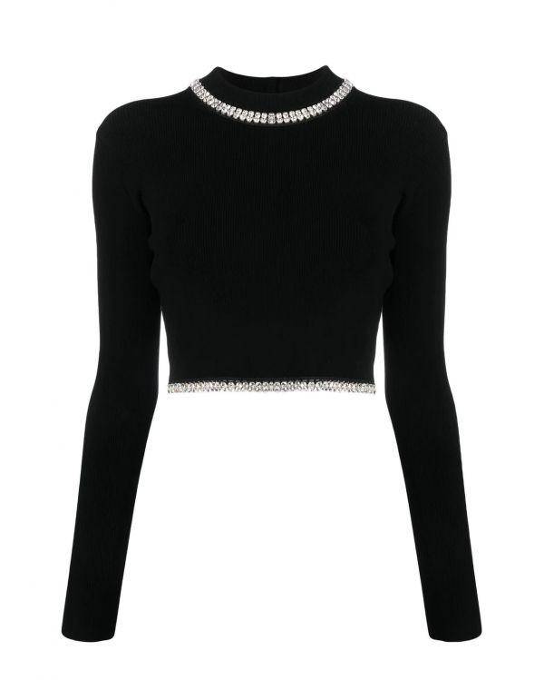 PULL COL ROND BLACK