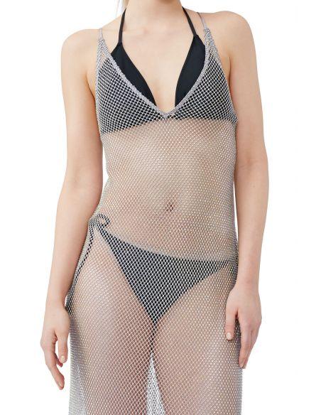 ROBE EMBELLISHED SILVER