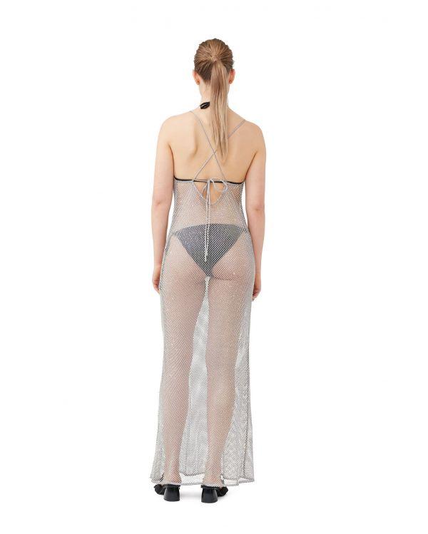 ROBE EMBELLISHED SILVER