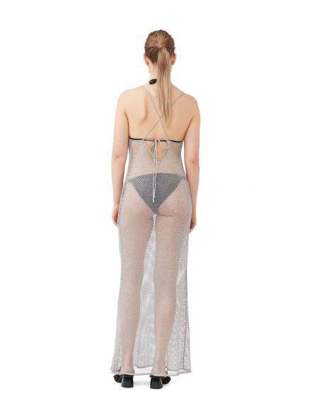 ROBE EMBELLISHED SILVER