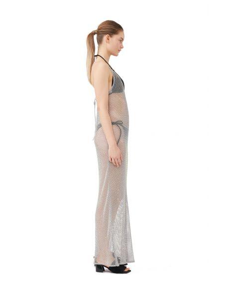 ROBE EMBELLISHED SILVER