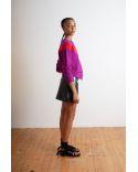 CARDIGAN Nancy LAMSWOOL PURPLE/RED
