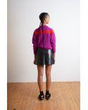 CARDIGAN Nancy LAMSWOOL PURPLE/RED