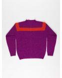 CARDIGAN Nancy LAMSWOOL PURPLE/RED