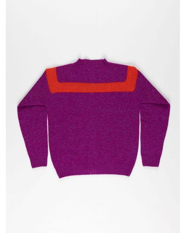 CARDIGAN Nancy LAMSWOOL PURPLE/RED