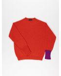 Pull Bryan OVERSIZED RED/PURPLE