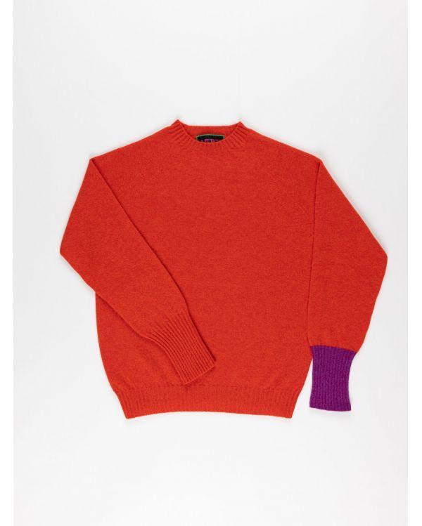 Pull Bryan OVERSIZED RED/PURPLE