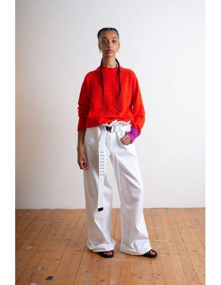 Pull Bryan OVERSIZED RED/PURPLE