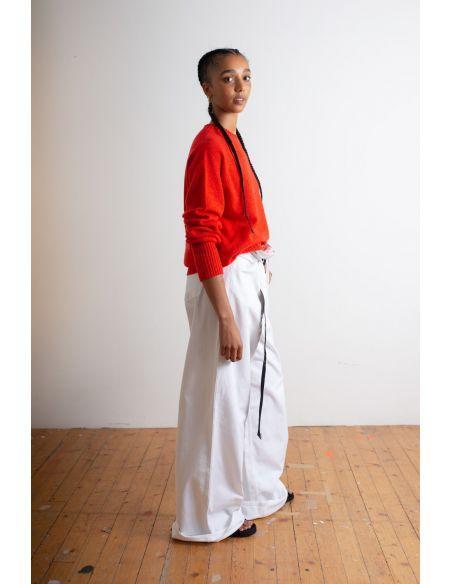 Pull Bryan OVERSIZED RED/PURPLE