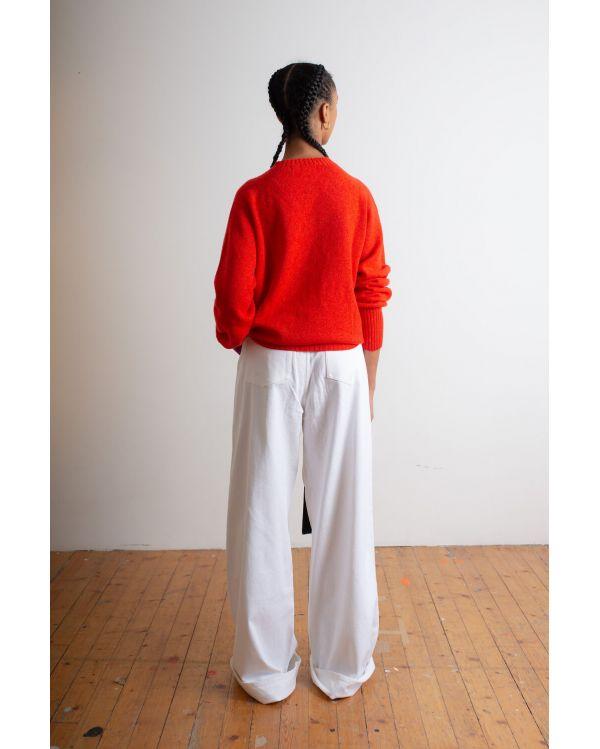 Pull Bryan OVERSIZED RED/PURPLE