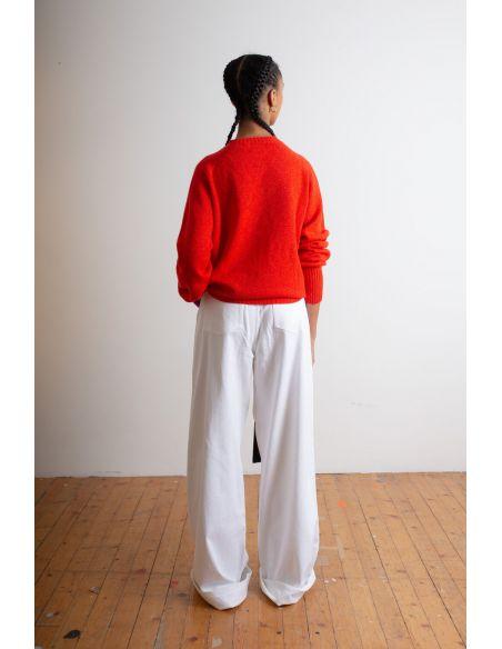 Pull Bryan OVERSIZED RED/PURPLE