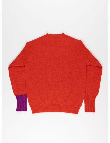 Pull Bryan OVERSIZED RED/PURPLE