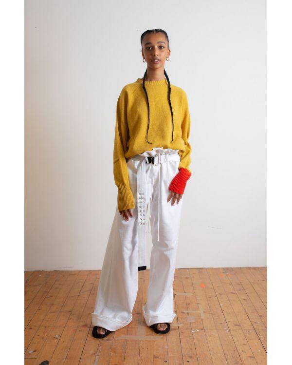 Pull Bryan OVERSIZED YELLOW/RED