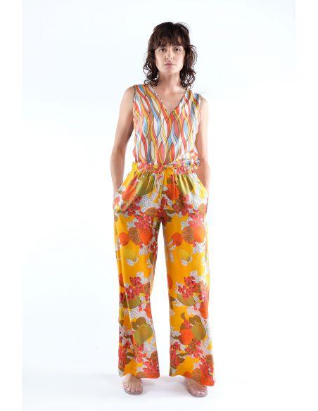 PANTALON SKATEUR - FRUITS JAUNE