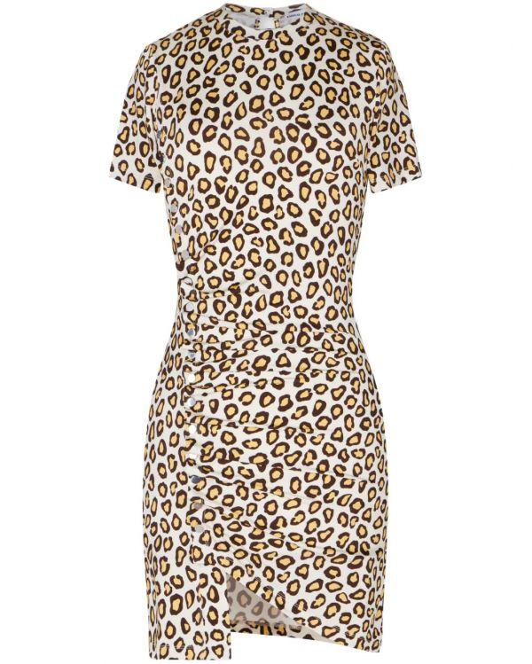 SHORT LEOPARD DRESS