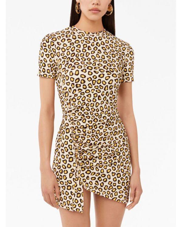 SHORT LEOPARD DRESS