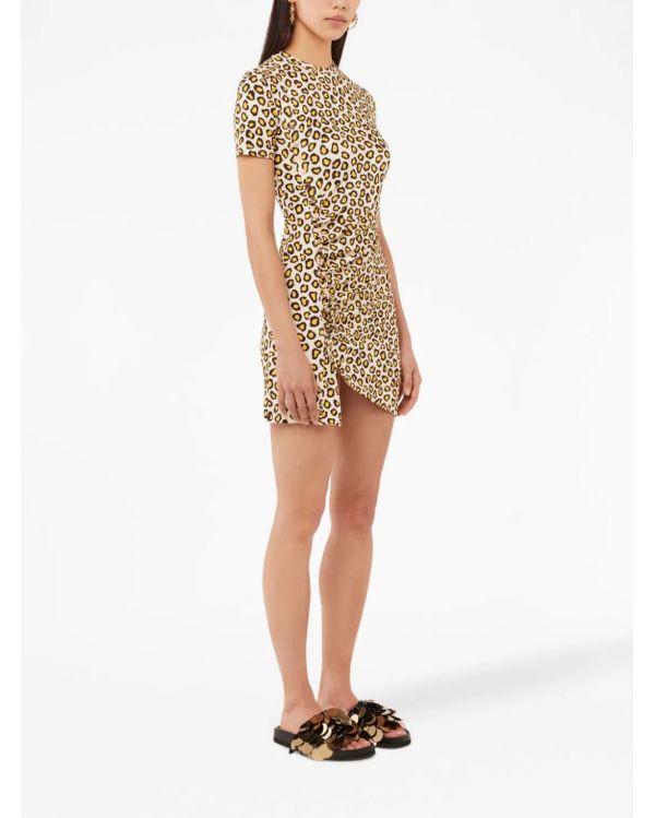 ROBE COURTE LEOPARD