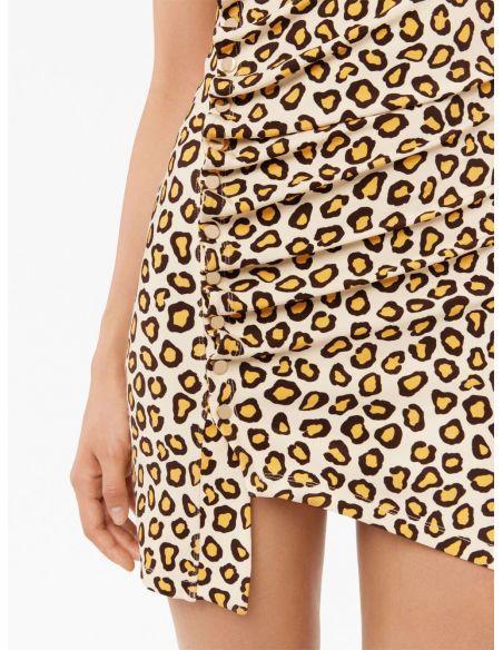 ROBE COURTE LEOPARD