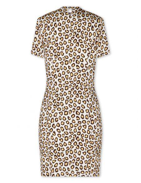 ROBE COURTE LEOPARD