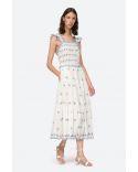 ROBE RENEE EMB STRAWBERRY CREAM