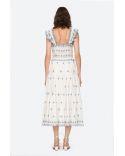 ROBE RENEE EMB STRAWBERRY CREAM
