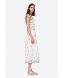 ROBE RENEE EMB STRAWBERRY CREAM