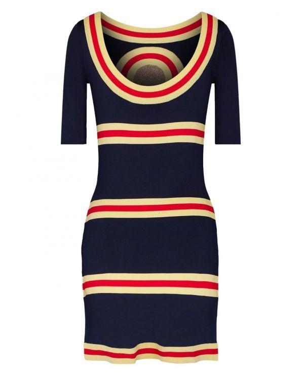 SHORT NAVY/GOLD DRESS 2