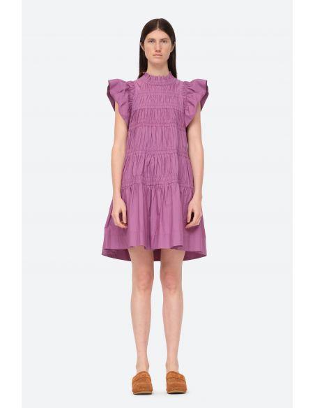 ROBE STEPH COTTON FLUTTER TUNIC CROCUS