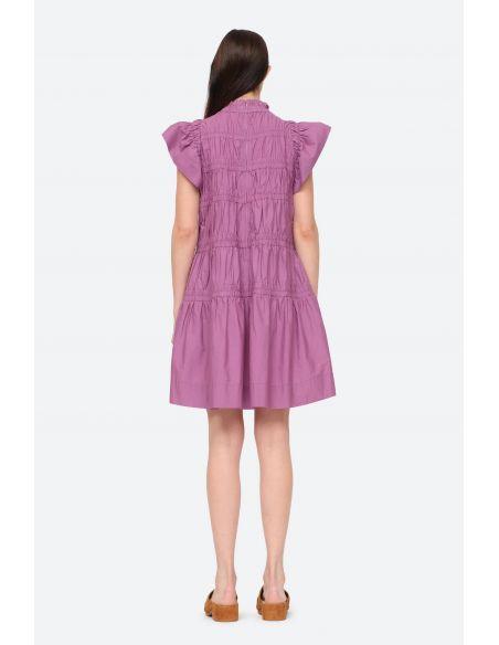 ROBE STEPH COTTON FLUTTER TUNIC CROCUS