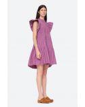 ROBE STEPH COTTON FLUTTER TUNIC CROCUS