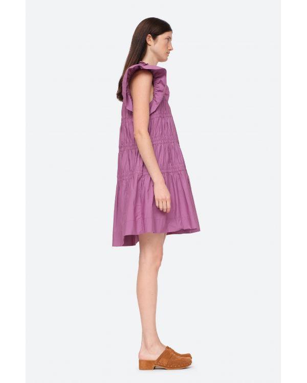 ROBE STEPH COTTON FLUTTER TUNIC CROCUS