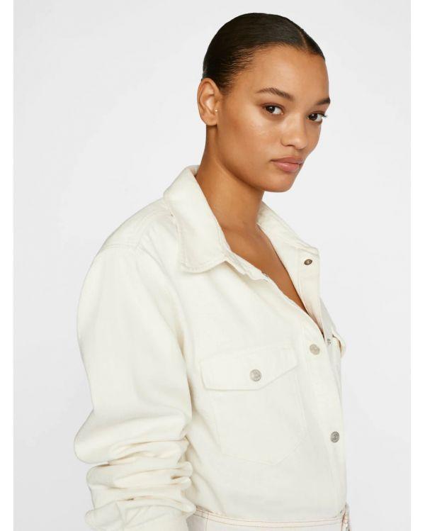 Chemise DOUBLE POCKET BUTTON DOWN SHIRT OFF WHITE 2