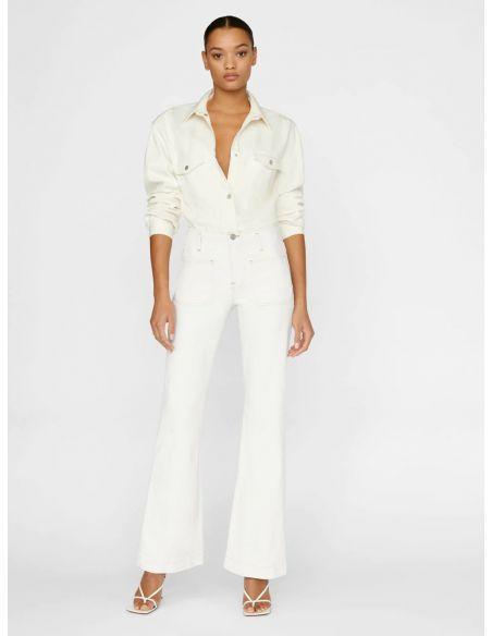 Chemise DOUBLE POCKET BUTTON DOWN SHIRT OFF WHITE