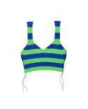 TOP JOSEPHINE BRALETTE NEON GREEN/BLUE