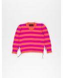 Pull CROPPED NEON ORANGE / NEON PINK