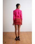 Pull CROPPED NEON ORANGE / NEON PINK