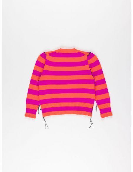 Pull CROPPED NEON ORANGE / NEON PINK